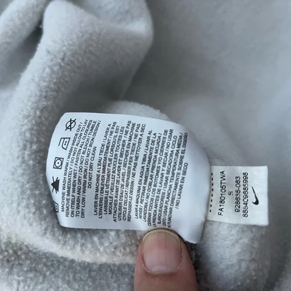 Nike Men's Sportswear Nike Air Fleece Crewneck Sweatshirt S - Picture 11 of 16